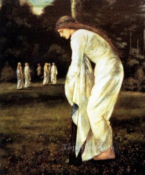 聖ジョージとドラゴン 木に結ばれた王女 1866年 ラファエル前派 サー・エドワード・バーン・ジョーンズ Oil Paintings
